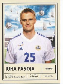 Juha Pasoja  Finnland  Fußball Autogrammkarte 