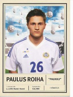 Paulus Roiha  Finnland  Fußball Autogrammkarte 