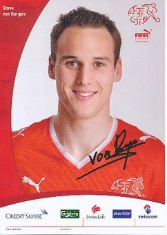 Steve von Bergen   Schweiz  Fußball Autogrammkarte Druck signiert 