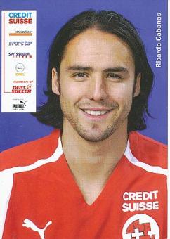 Ricardo Cabanas   Schweiz  Fußball Autogrammkarte 