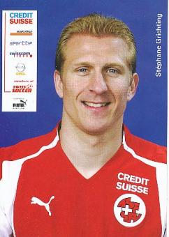 Stephane Grichting   Schweiz  Fußball Autogrammkarte 