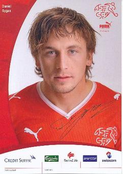 Daniel Gygax    Schweiz  Fußball Autogrammkarte Druck signiert 