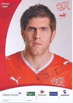 Benjamin Huggel    Schweiz  Fußball Autogrammkarte Druck signiert 