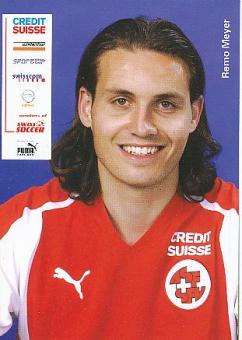 Remo Meyer   Schweiz  Fußball Autogrammkarte 