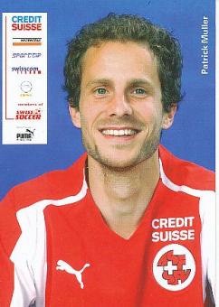 Patrick Müller   Schweiz  Fußball Autogrammkarte 