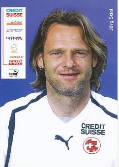 Jörg Stiel   Schweiz  Fußball Autogrammkarte 