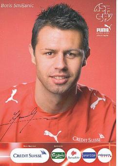Boris Smiljanic    Schweiz  Fußball Autogrammkarte Druck signiert 