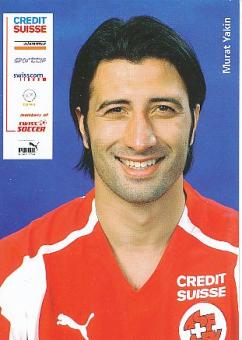Murat Yakin  Schweiz  Fußball Autogrammkarte 