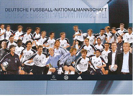 DFB  Nationalteam  Fußball Mannschaft Autogrammkarte 