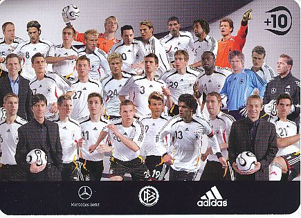 DFB  Nationalteam  Fußball Mannschaft Autogrammkarte 