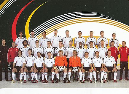 DFB   WM 2006  Fußball Mannschaft Autogrammkarte 