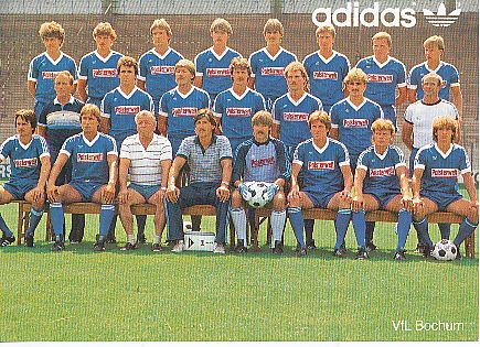 VFL Bochum  1983/84  Fußball Mannschaft Autogrammkarte 