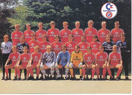 FC Bayern München   1988/89  Fußball Mannschaft Autogrammkarte 