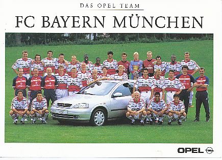 FC Bayern München   1998/99  Fußball Mannschaft Autogrammkarte 