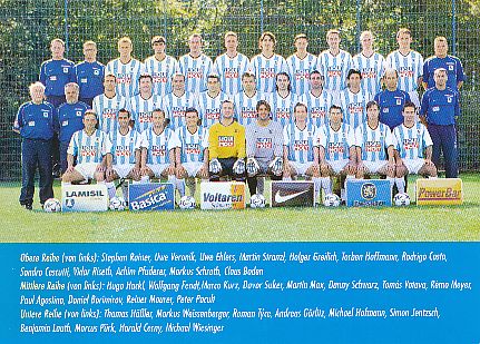 1860 München   2002/2003    Fußball Mannschaft Autogrammkarte 
