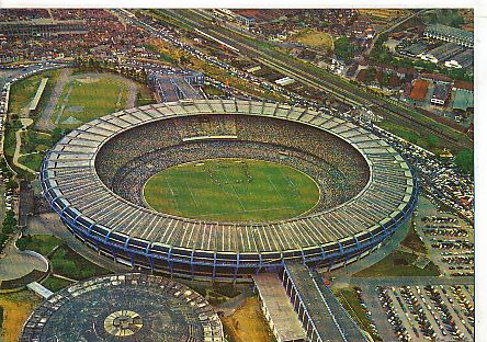 Maracana   Rio de Janeiro  Stadion  Fußball  Autogrammkarte 