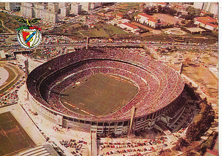Benfica Lissabon  Stadion  Fußball  Autogrammkarte 