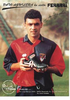 Pato Aguilera  Uruguay  Fußball Autogrammkarte Druck signiert 