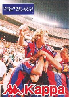 Jordi Cruyff FC Barcelona  Fußball Autogrammkarte 