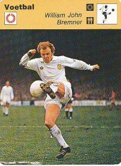 William John Bremner  Leeds United  Fußball Autogrammkarte 