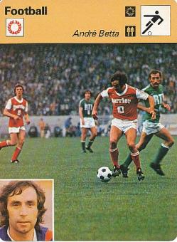 Andre Betta  Frankreich  Fußball Autogrammkarte 