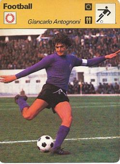 Giancarlo Antognoni   Italien  Fußball Autogrammkarte 