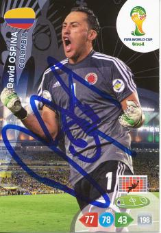David Osoina   Kolumbien  Panini WM 2014 Adrenalyn XL Card - 10665 
