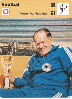 Josef Herberger   DFB  Fußball Autogrammkarte 