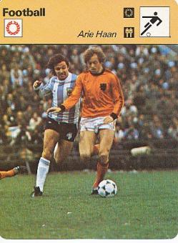 Arie Haan   Holland   Fußball Autogrammkarte 