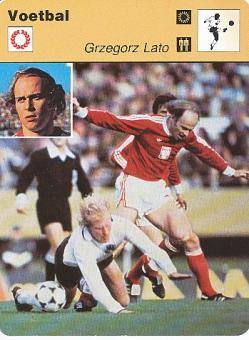 Grzegorz Lato   Polen  Fußball Autogrammkarte 