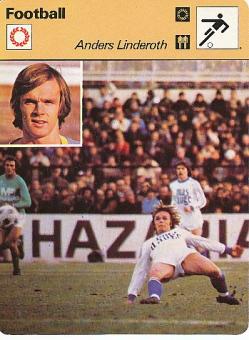 Anders Linderoth  Schweden  Fußball Autogrammkarte 
