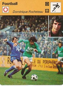 Dominique Rocheteau  Frankreich  Fußball Autogrammkarte 