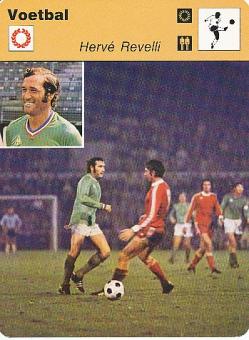 Herve Revelli  Frankreich  Fußball Autogrammkarte 