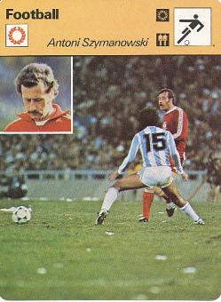 Antoni Szymanowski  Polen  Fußball Autogrammkarte 