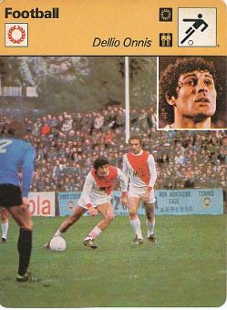 Delio Onnis   AS Monaco  Fußball Autogrammkarte 
