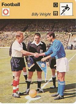 Billy Wright  England  Fußball Autogrammkarte 