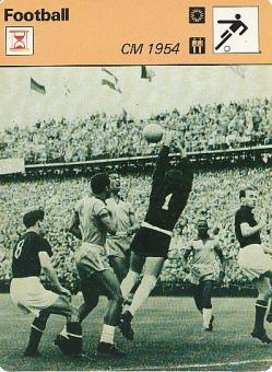 WM 1954  Fußball Autogrammkarte 