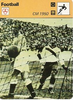 WM 1950  Fußball Autogrammkarte 