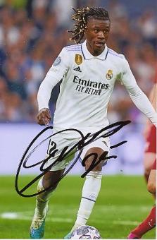 Eduardo Camavinga   Real Madrid  Fußball  Autogramm Foto  original signiert 