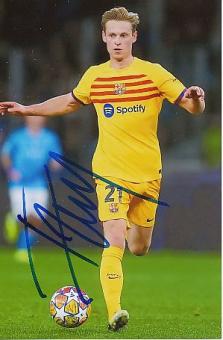 Frenkie de Jong   FC Barcelona  Fußball  Autogramm Foto  original signiert 