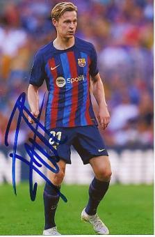 Frenkie de Jong   FC Barcelona  Fußball  Autogramm Foto  original signiert 