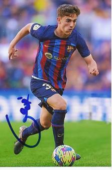Gavi   FC Barcelona  Fußball  Autogramm Foto  original signiert 
