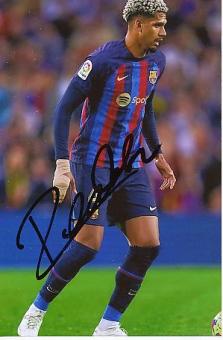 Ronald Araujo   FC Barcelona  Fußball  Autogramm Foto  original signiert 