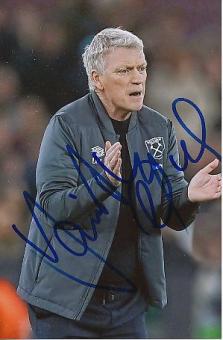David Moyes   Westham United  Fußball  Autogramm Foto  original signiert 