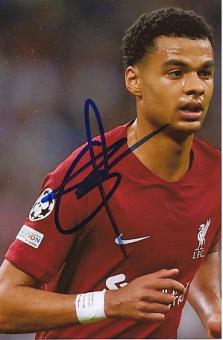Cody Gakpo  FC Liverpool  Fußball  Autogramm Foto  original signiert 
