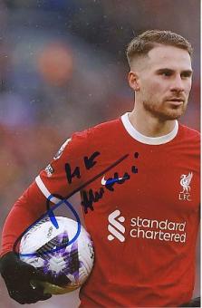 Alexis Mac Allister  FC Liverpool  Fußball  Autogramm Foto  original signiert 