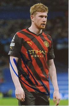 Kevin De Bruyne   Manchester City  Fußball  Autogramm Foto  original signiert 