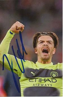 Jack Grealish   Manchester City  Fußball  Autogramm Foto  original signiert 