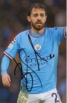 Bernardo Silva  Manchester City  Fußball  Autogramm Foto  original signiert 