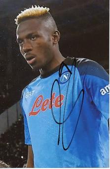 Victor Osimhen   SSC Neapel  Fußball  Autogramm Foto  original signiert 